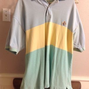 Alexander Julian Colours  polo style shirt large